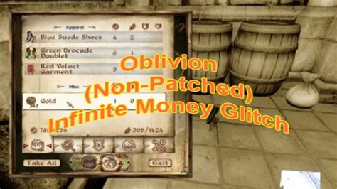 gold cheat oblivion